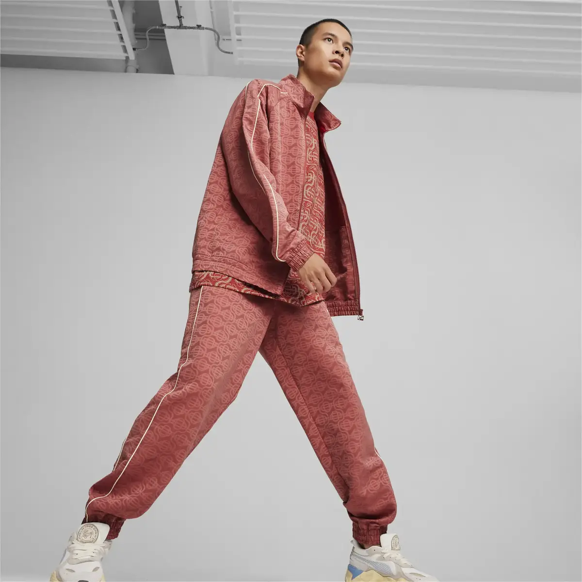 Puma X PTC T7 AOP Jacket WV Kırmızı Erkek Sweatshirt