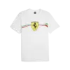 Puma Ferrari Race Big Shld Hrtg Beyaz Erkek T-Shirt