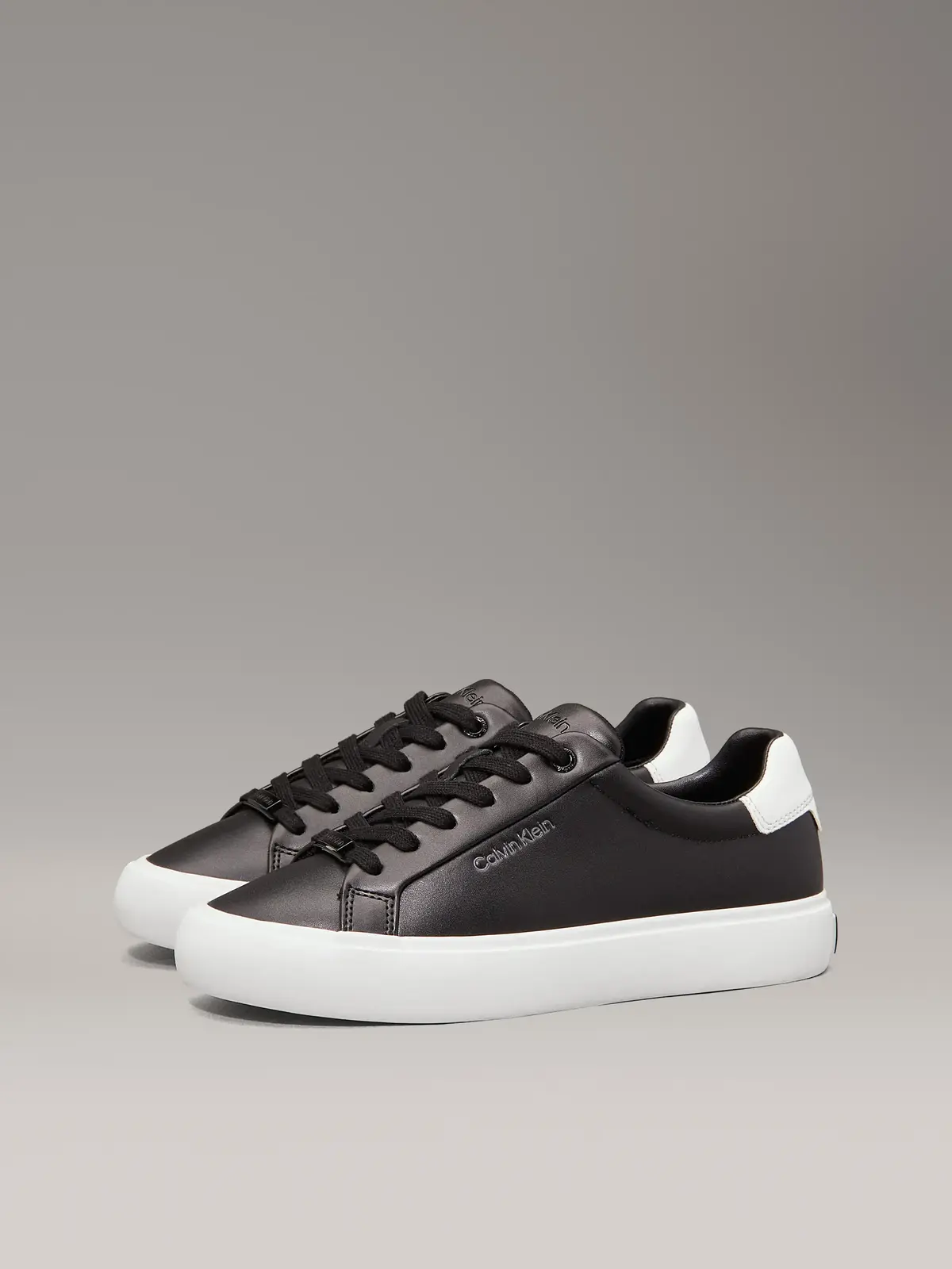 Calvin Klein VULC LACE UP, 0GJ Siyah Kadın Spor Ayakkabı & Sneaker