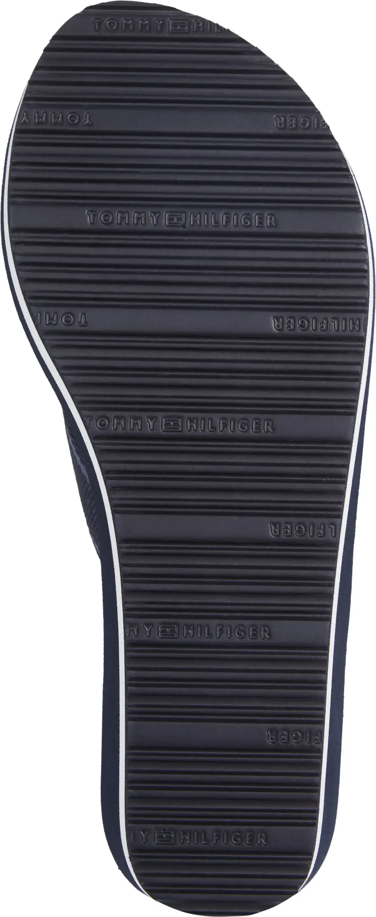 Tommy Hilfiger TH STRIPES WEDGE BEA, DW6 Siyah Kadın Terlik