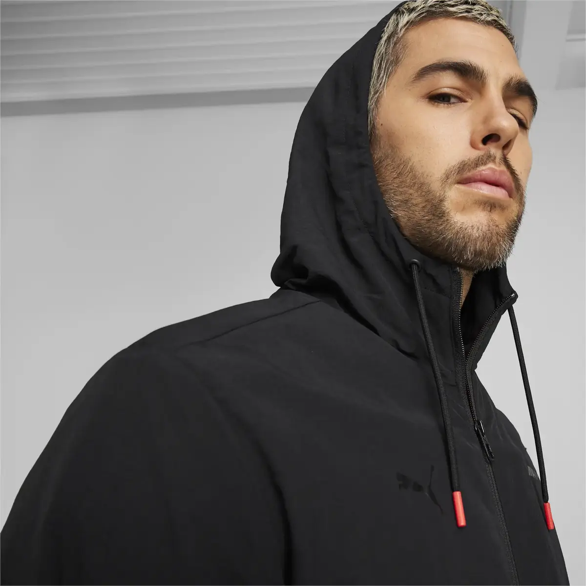 Puma AMG Woven Jacket Siyah Erkek Sweatshirt