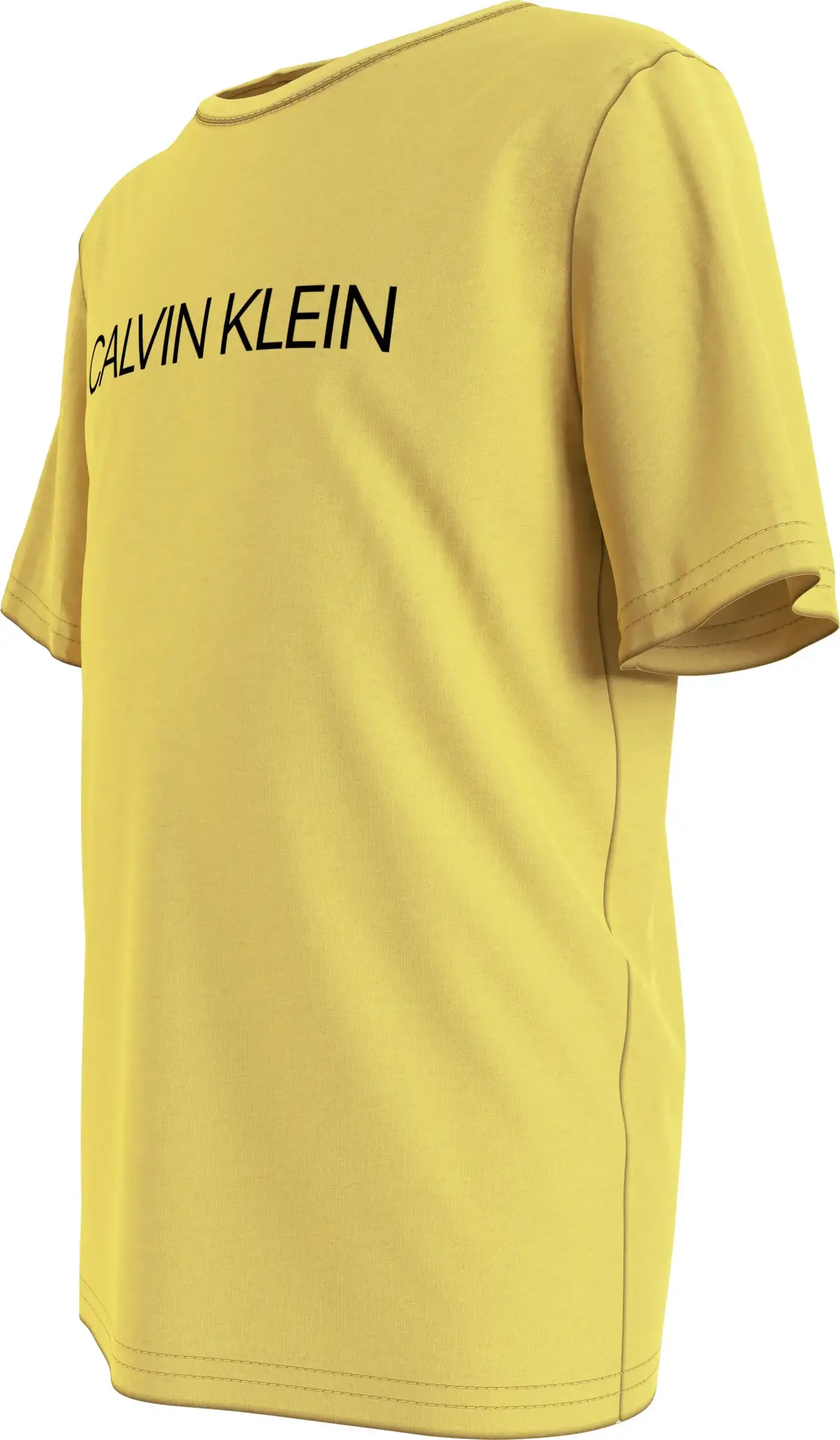 Calvin Klein INSTITUTIONAL T-SHIR Erkek Sarı T-Shirt