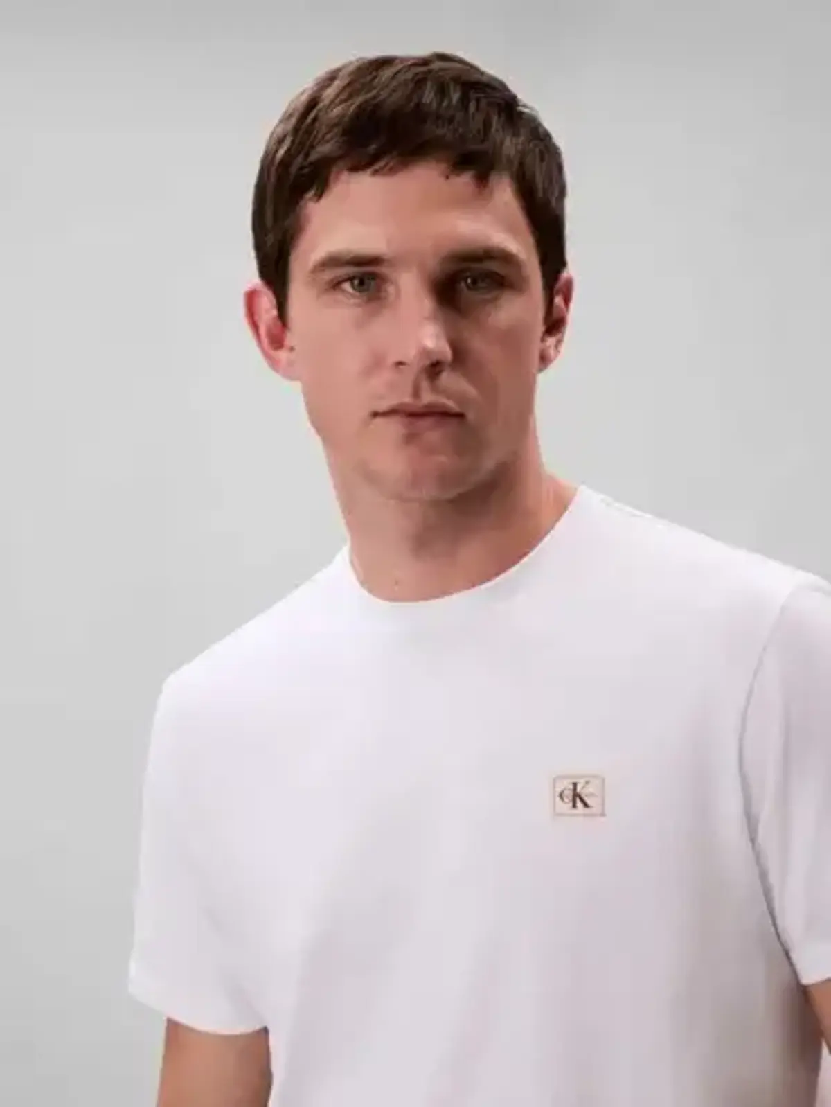 Calvin Klein SS BADGE 30S JERSEY CLASSIC TEE Beyaz Erkek Tişört Calvin Klein SS BADGE 30S JERSEY CLASSIC TEE Beyaz Erkek Tişört