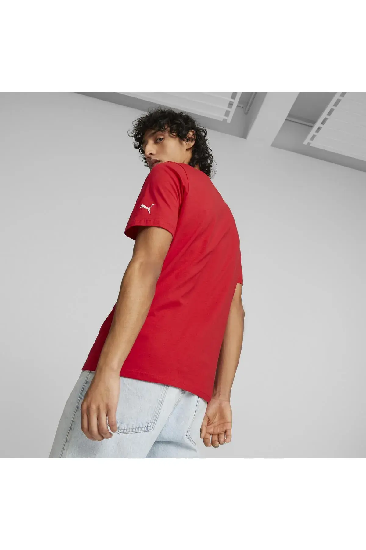 Puma Ferrari Race Graphic Tee 1 Kırmızı Erkek T-Shirt