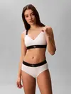 Calvin Klein LIGHTLY LINED BRALET Beyaz Hafif Astarlı Bralet
