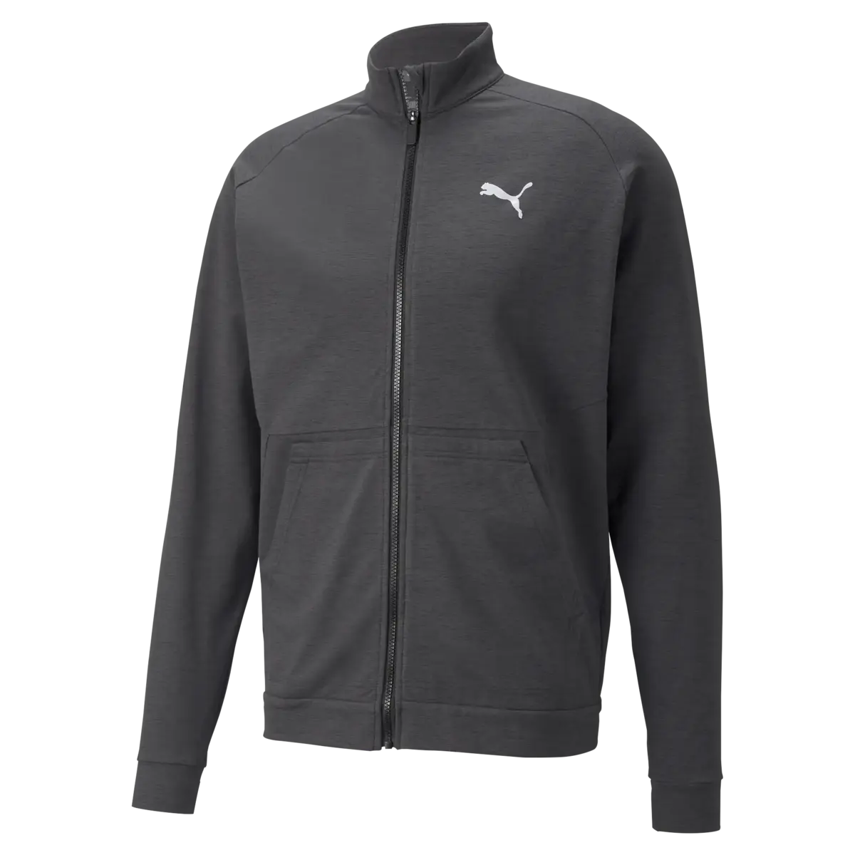 Puma TRAIN CLOUDSPUN FZ JACKET Black Hea Siyah Erkek Ceket