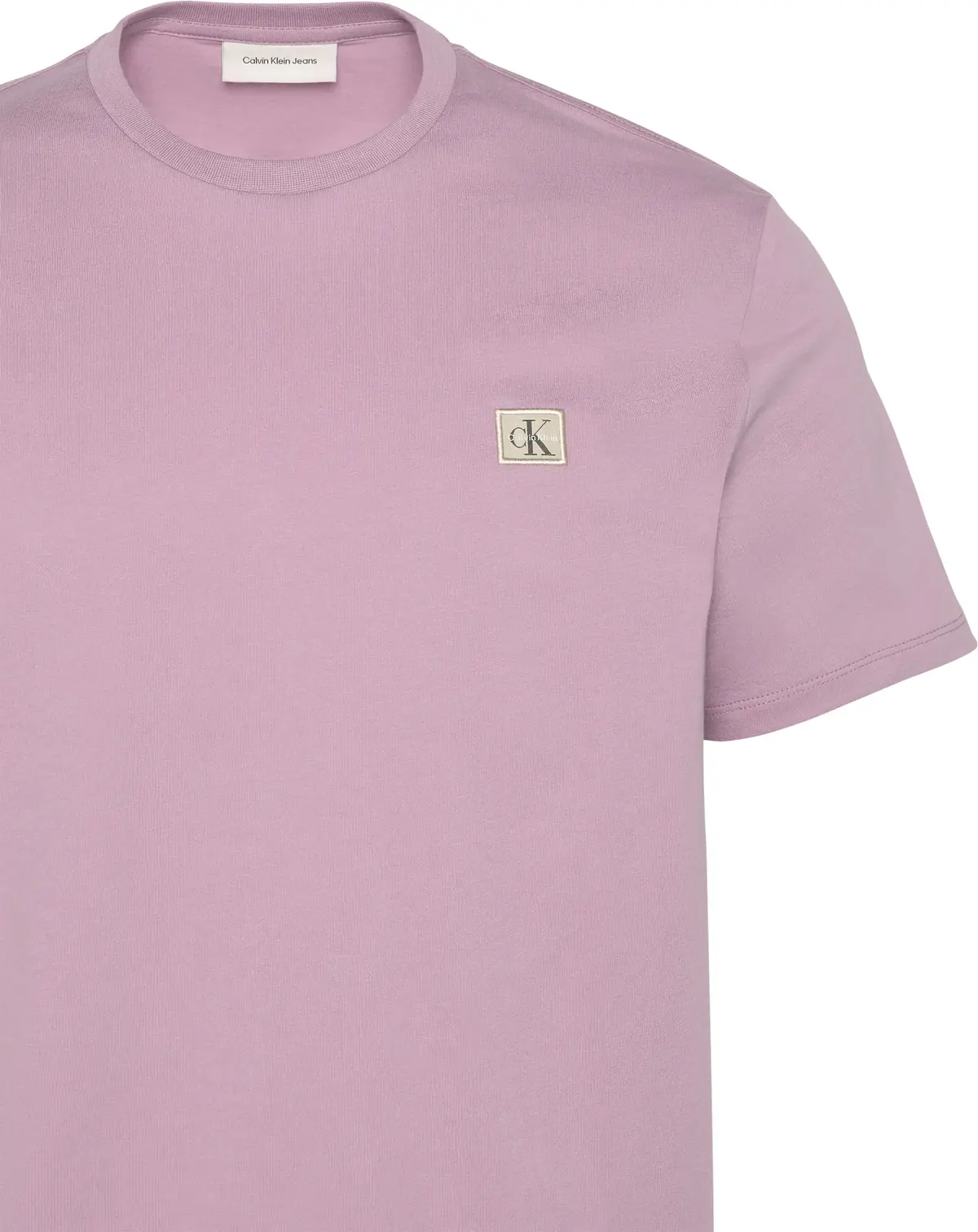 Calvin Klein SS BADGE 30S JERSEY CLASSIC TEE Erkek Pembe T-Shirt