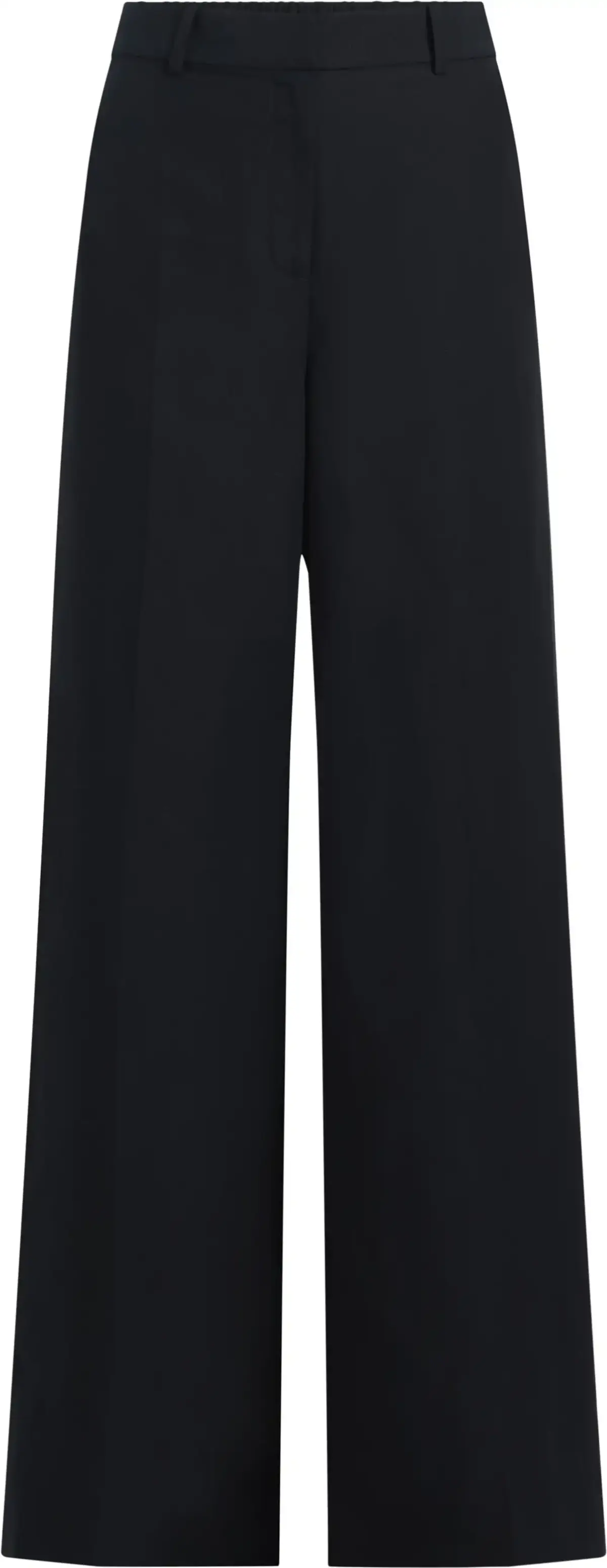 Calvin Klein LINEN BLEND WIDE LEG, BEH Siyah Kadın Pantolon