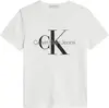 Calvin Klein MONOGRAM LOGO T-SHIR Erkek Beyaz T-Shirt