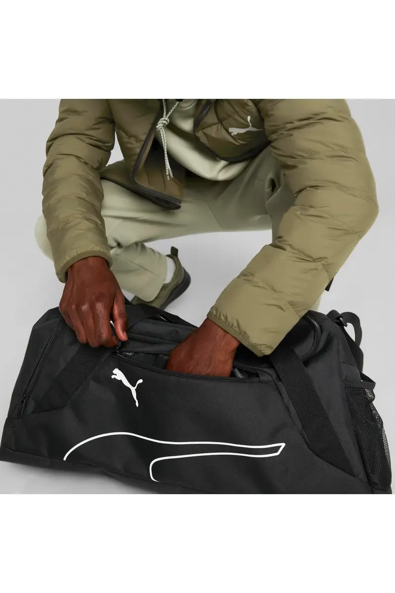 Puma Fundamentals Sports Bag M Siyah Spor Çantası