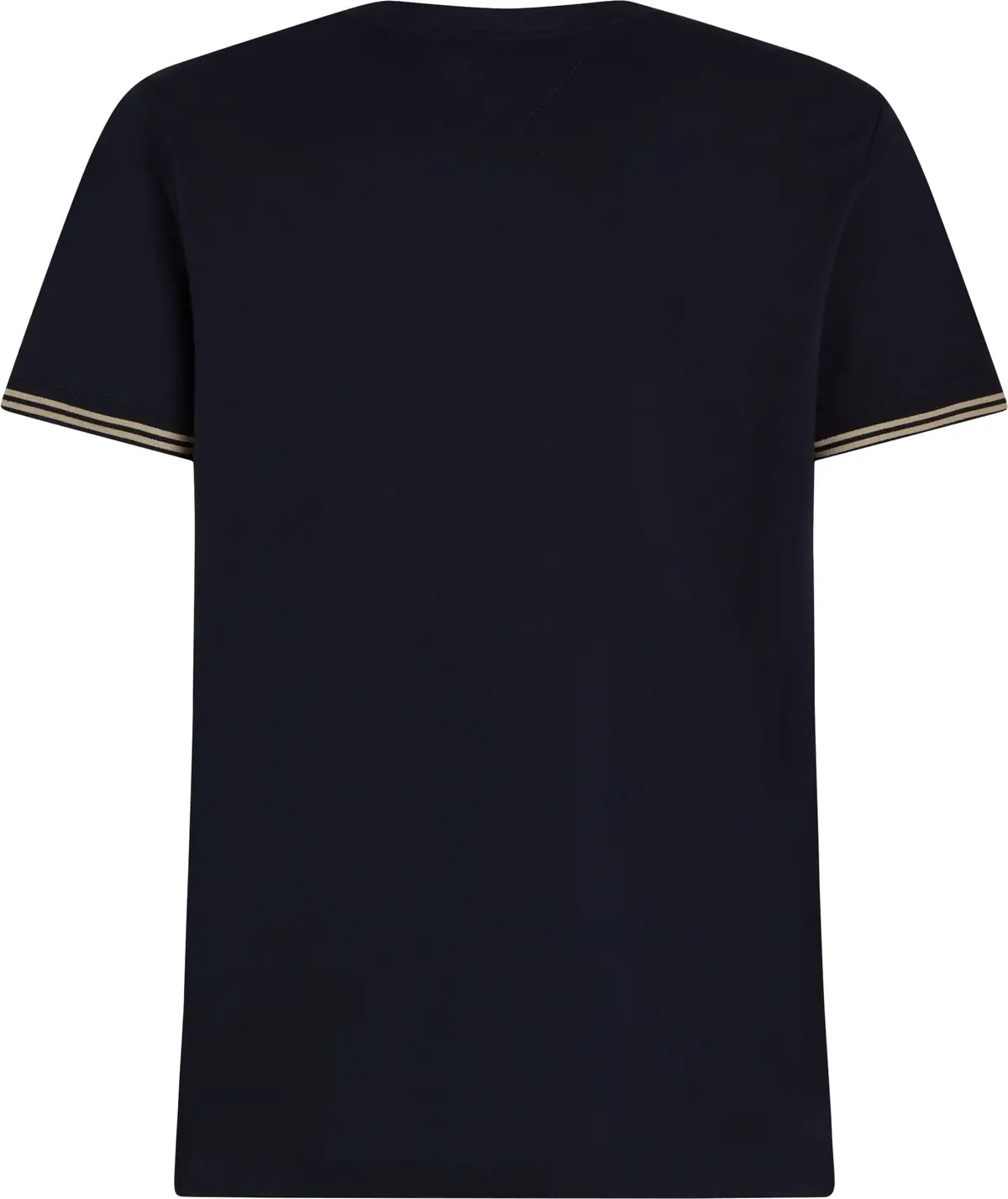 Tommy Hilfiger PERFORMANCE TIPPED T, DW5 Siyah Erkek T-Shirt & Polo