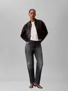 Calvin Klein SS WOVEN LABEL CLASS, YAF Beyaz Kadın T-Shirt