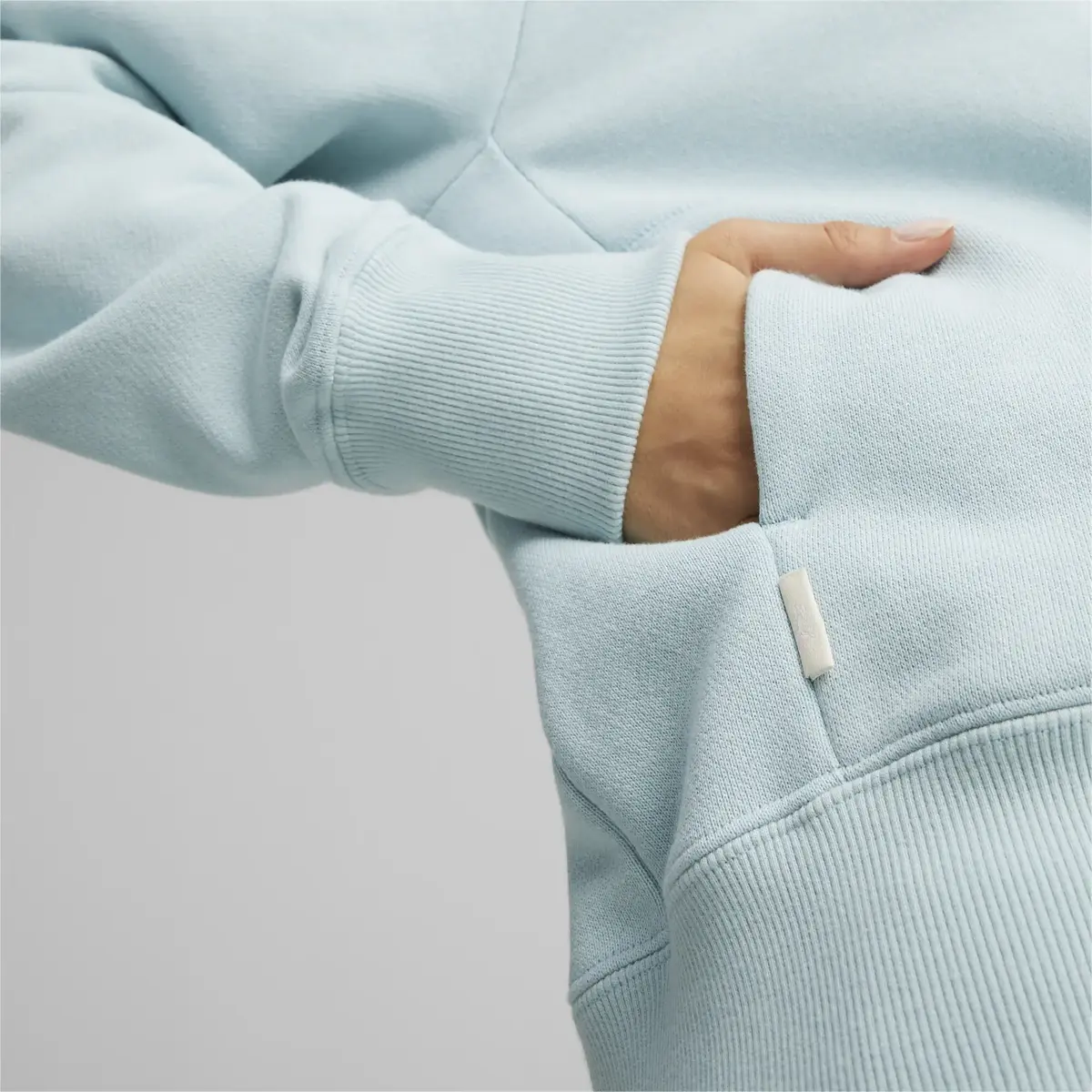 Puma INFUSE Relaxed Hoodie TR Açık Mavi Kadın Sweatshirt