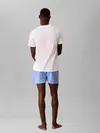 Calvin Klein S/S CREW POPLIN BOXER Mavi Erkek Pijama Takımı