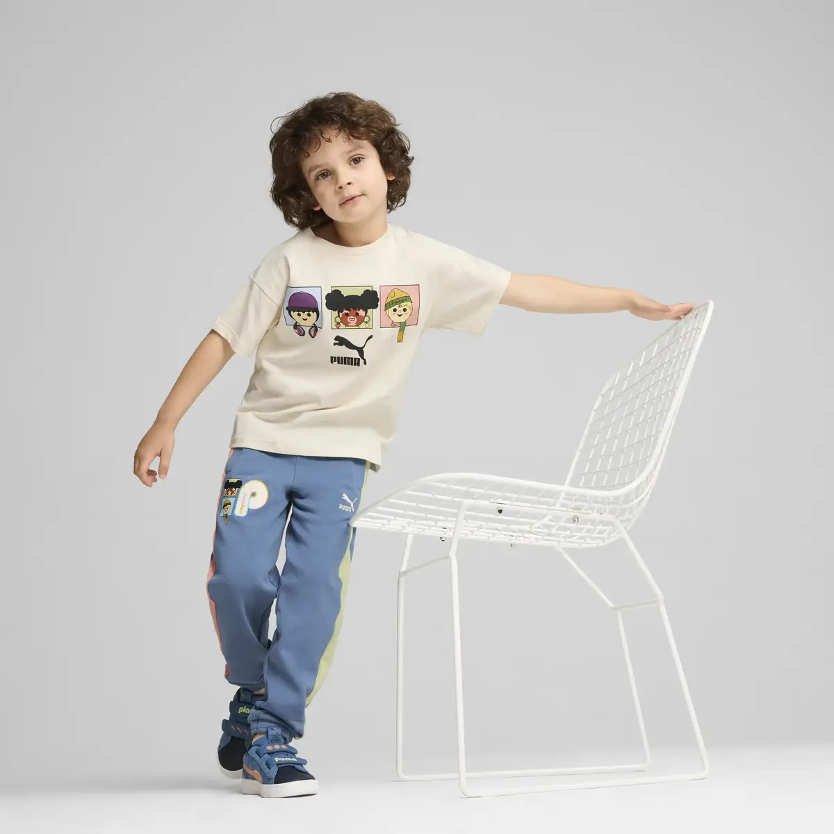 Puma X PLAYMOBIL Graphic Tee Krem Erkek T-Shirt & Polo