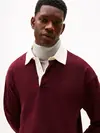 Tommy Hilfiger PEACHED CREST SOLID, XIH Bordo Erkek Polo