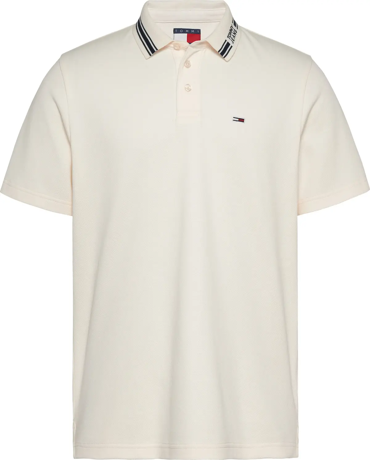 Tommy Hilfiger TJM TIPPED LOGO POLO, YBH Krem Erkek T-Shirt & Polo
