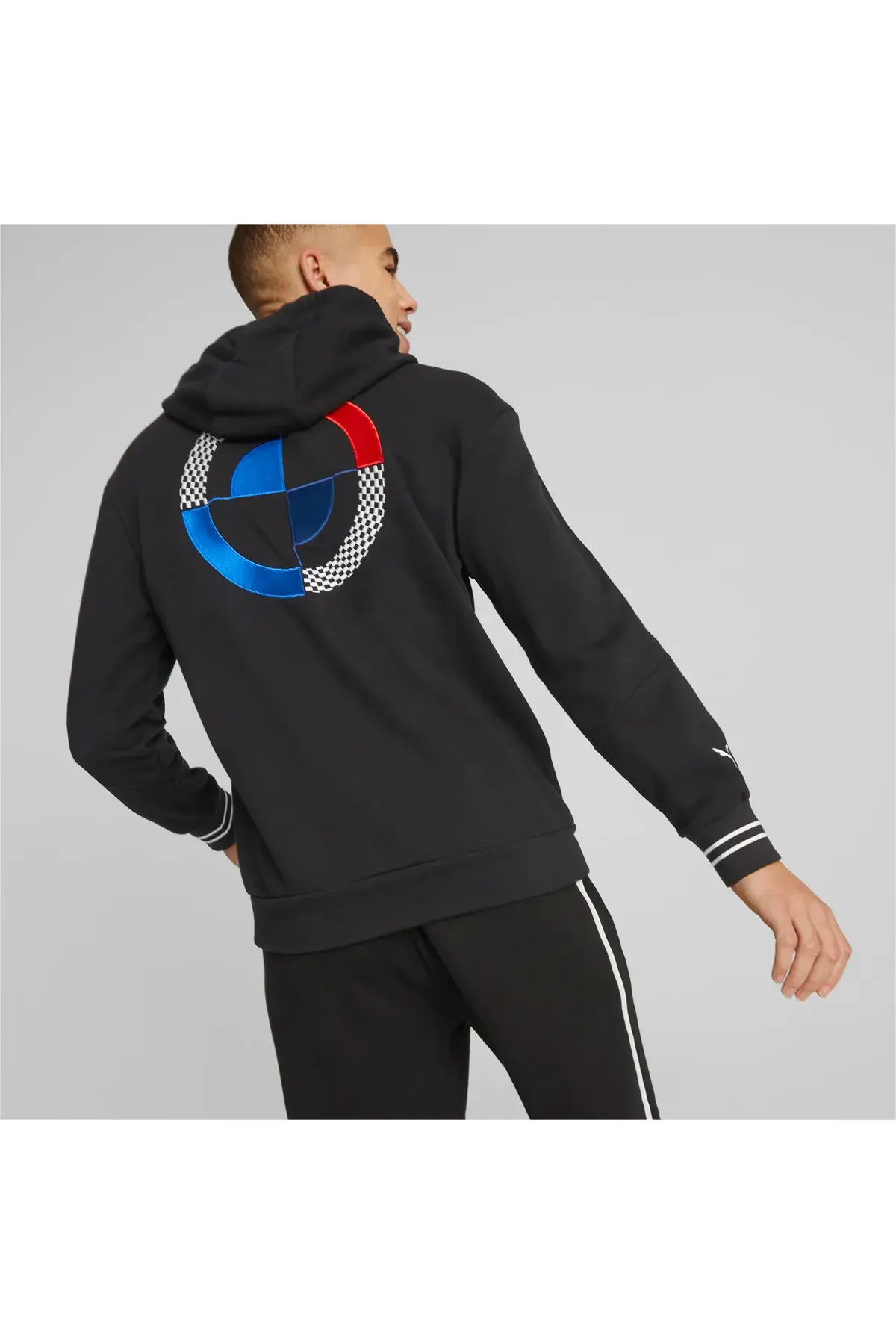 Puma BMW MMS Statement Hoodie Siyah Erkek Hoodie