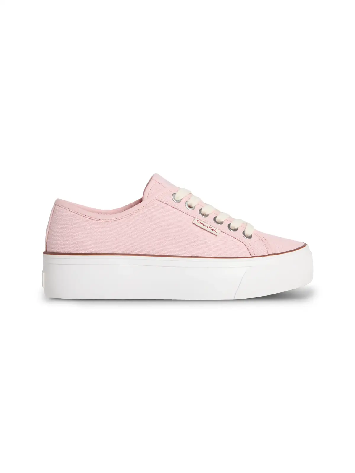Calvin Klein VULC FLATFORM CTN LO Pembe Kadın Sneaker