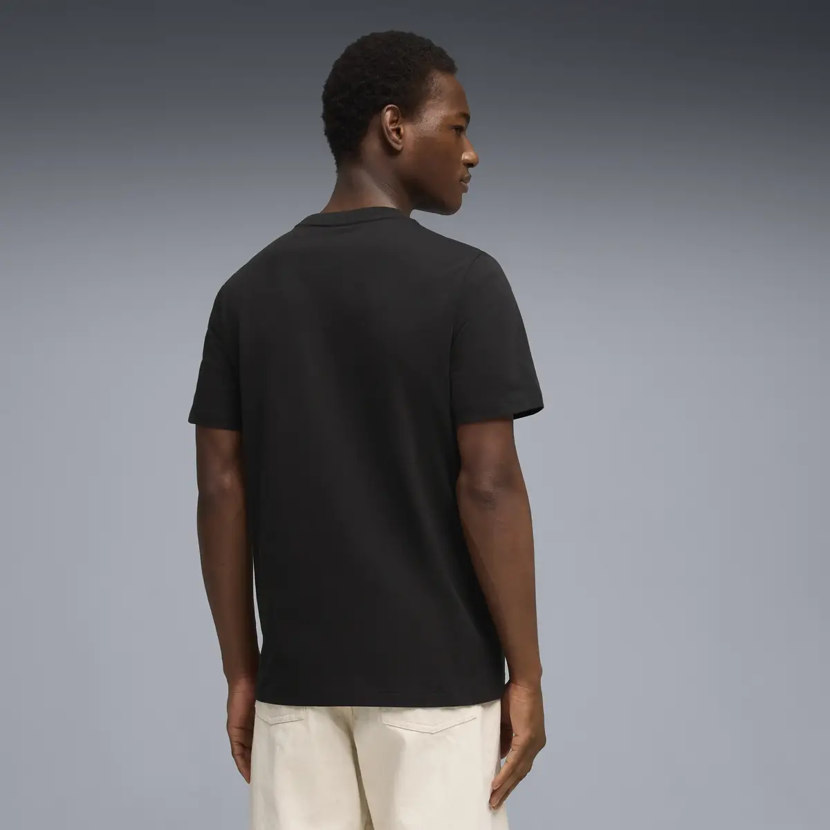 Puma AMF1 Essential Logo Tee 1 Siyah Erkek T-Shirt