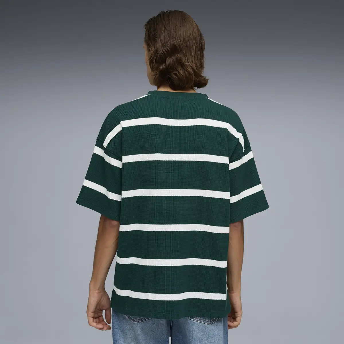 Puma SELECT Essentials Waffle Tee Yeşil Erkek T-Shirt