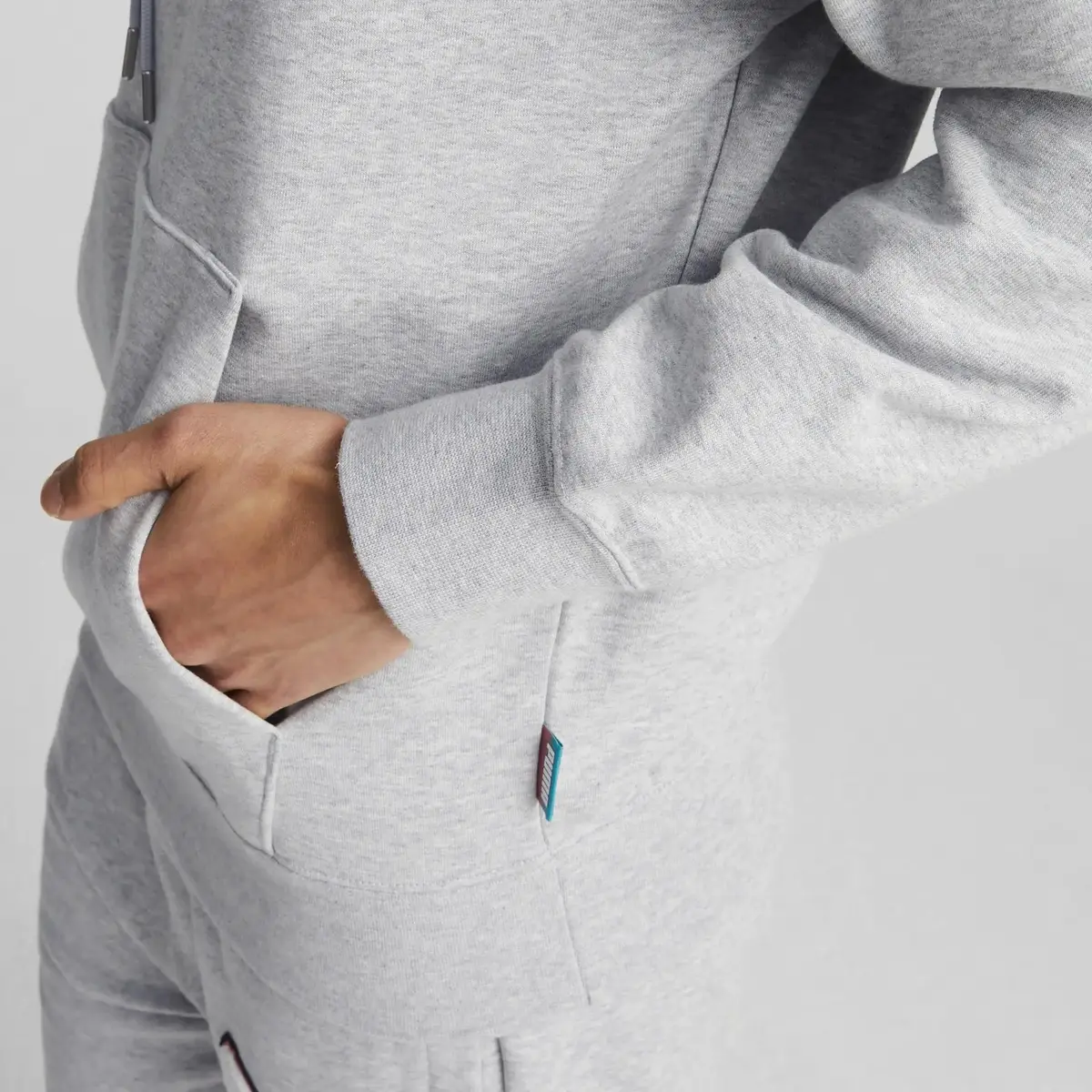 Puma Fandom Hoodie Gri Erkek Hoodie