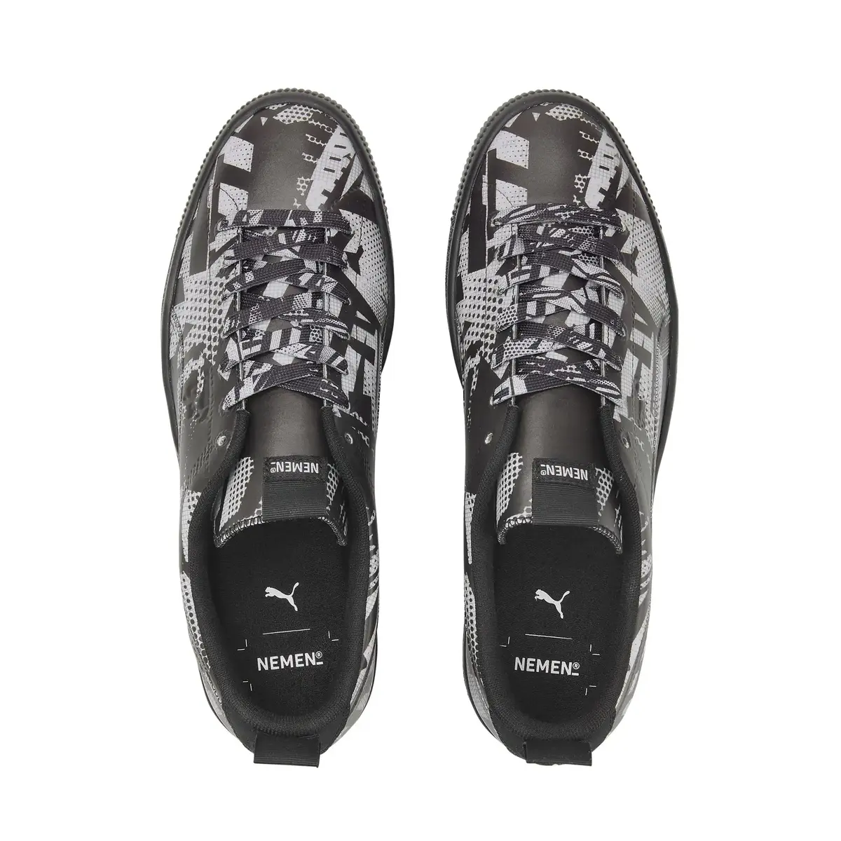 Puma Clyde Spy Camo NEMEN Siyah Erkek Günlük Spor Ayakkabı