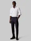 Calvin Klein REG ESNTL POPLIN STR Regular Fit Beyaz Erkek Gömlek