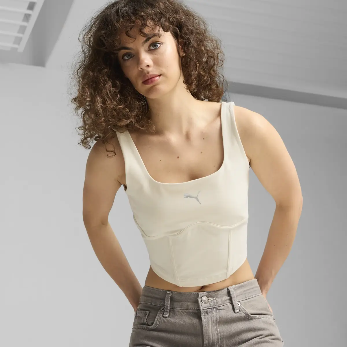 Puma DARE TO Corset Bej Kadın Korse
