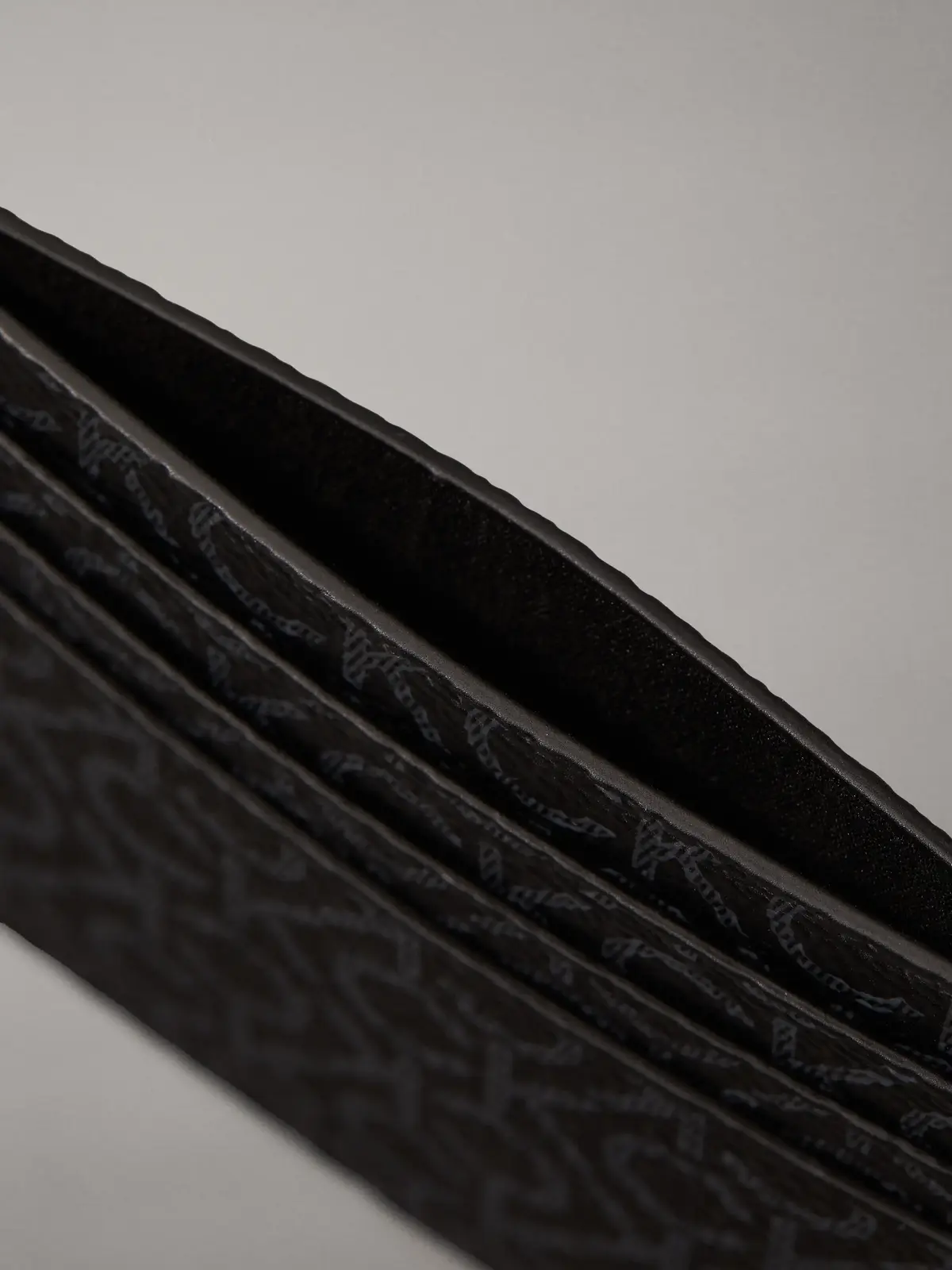 Calvin Klein CLASSIC MONO CARDHOL, 0GJ Siyah Erkek Çanta & Cüzdan