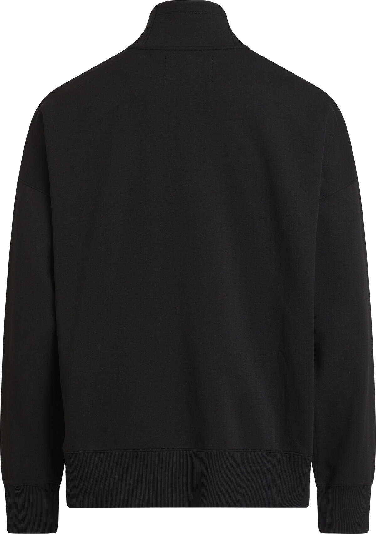 Calvin Klein INSTITUTIONAL EMBOSS Erkek Siyah Sweatshirt