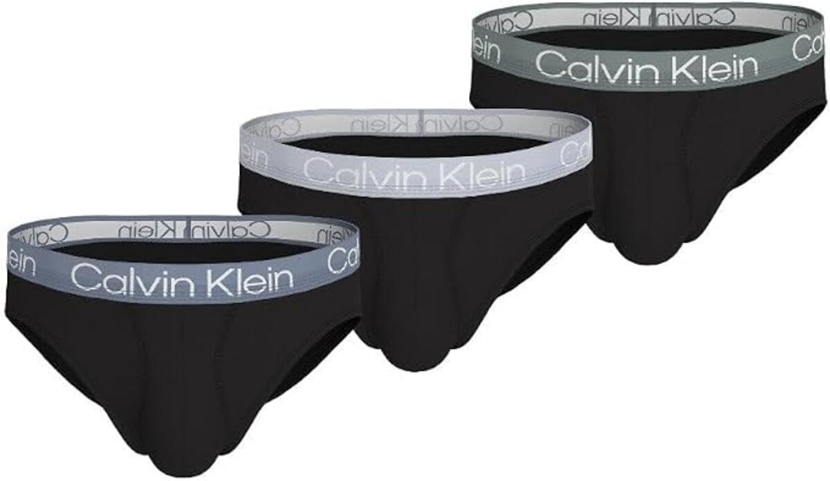 Calvin Klein HIP BRIEF 3PK, PXV Siyah 3'lü Erkek Slip