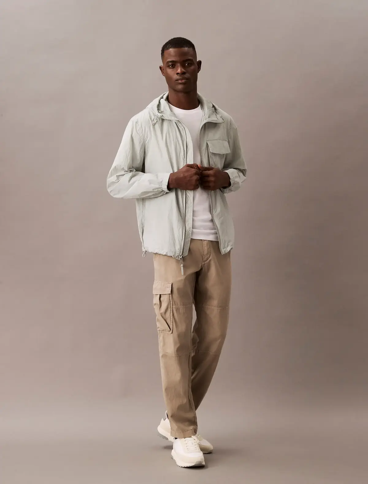 Calvin Klein AIR WEIGHT HOODED JA, RNC Yeşil Erkek Ceket