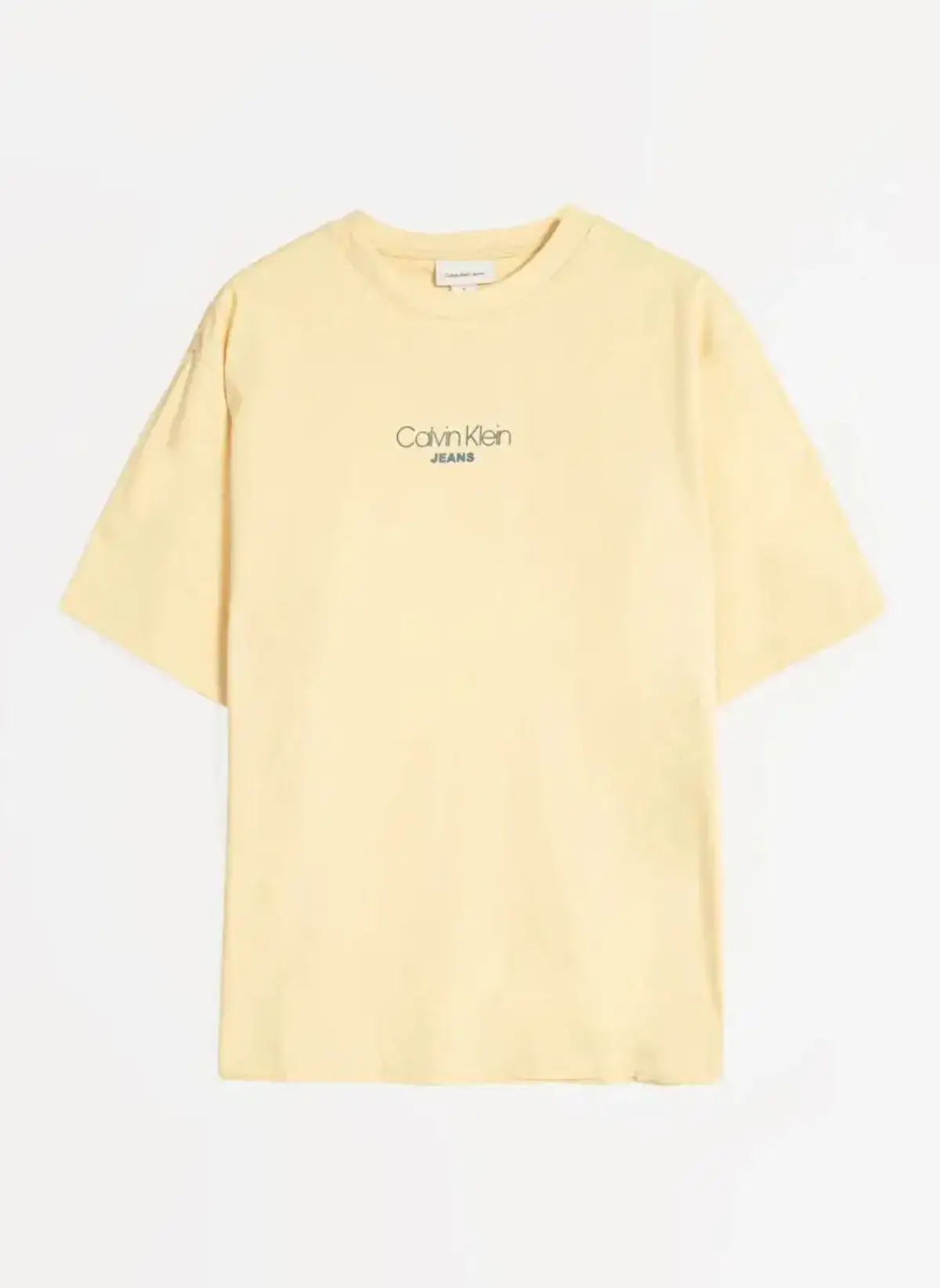 Calvin Klein SS 16S RLXD FIT CKJ GRAPHIC TEE Sarı Erkek Tişört
