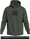 Calvin Klein SQUARE LOGO HOODIE Erkek Yeşil Hoodie