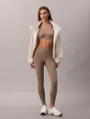 Calvin Klein INVISIBLES HIGH SUPP Bej Sporcu Sütyeni Bra