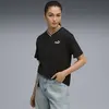 Puma ESS Relaxed V-Neck Tee Siyah Kadın T-Shirt