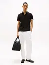 Tommy Hilfiger FLAG CUFF SLIM FIT P, BDS Siyah Erkek T-Shirt & Polo