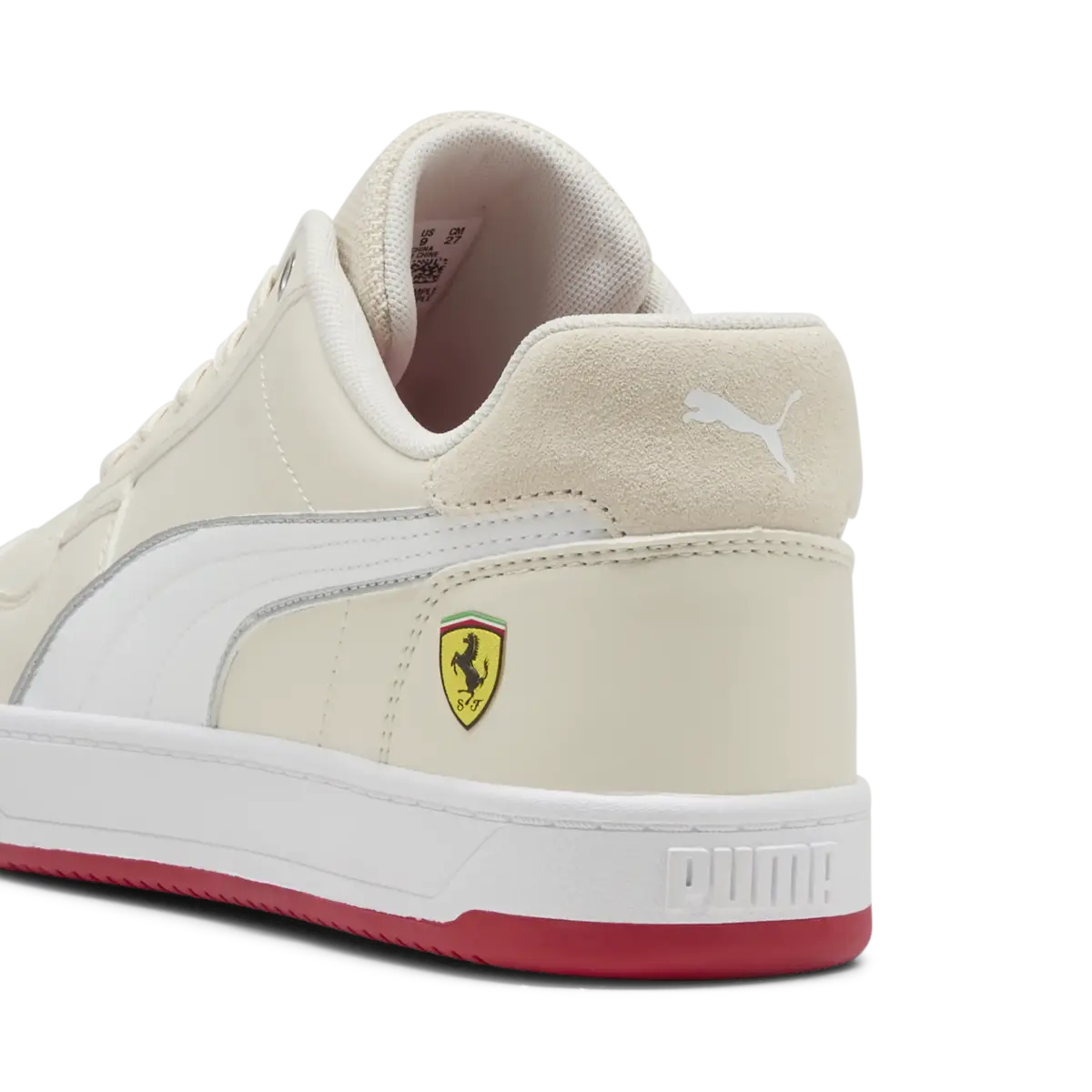 Puma Ferrari Caven 2.0 Krem Unisex Spor Ayakkabı