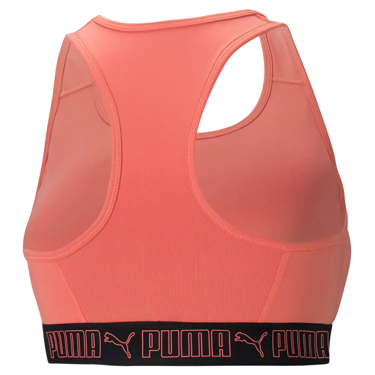 Puma Mid Elastic Padded Bra PM Pembe Kadın Sporcu Sütyeni