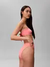 Calvin Klein HIGH LEG BIKINI Pembe Yüksek Bel Bikini Alt