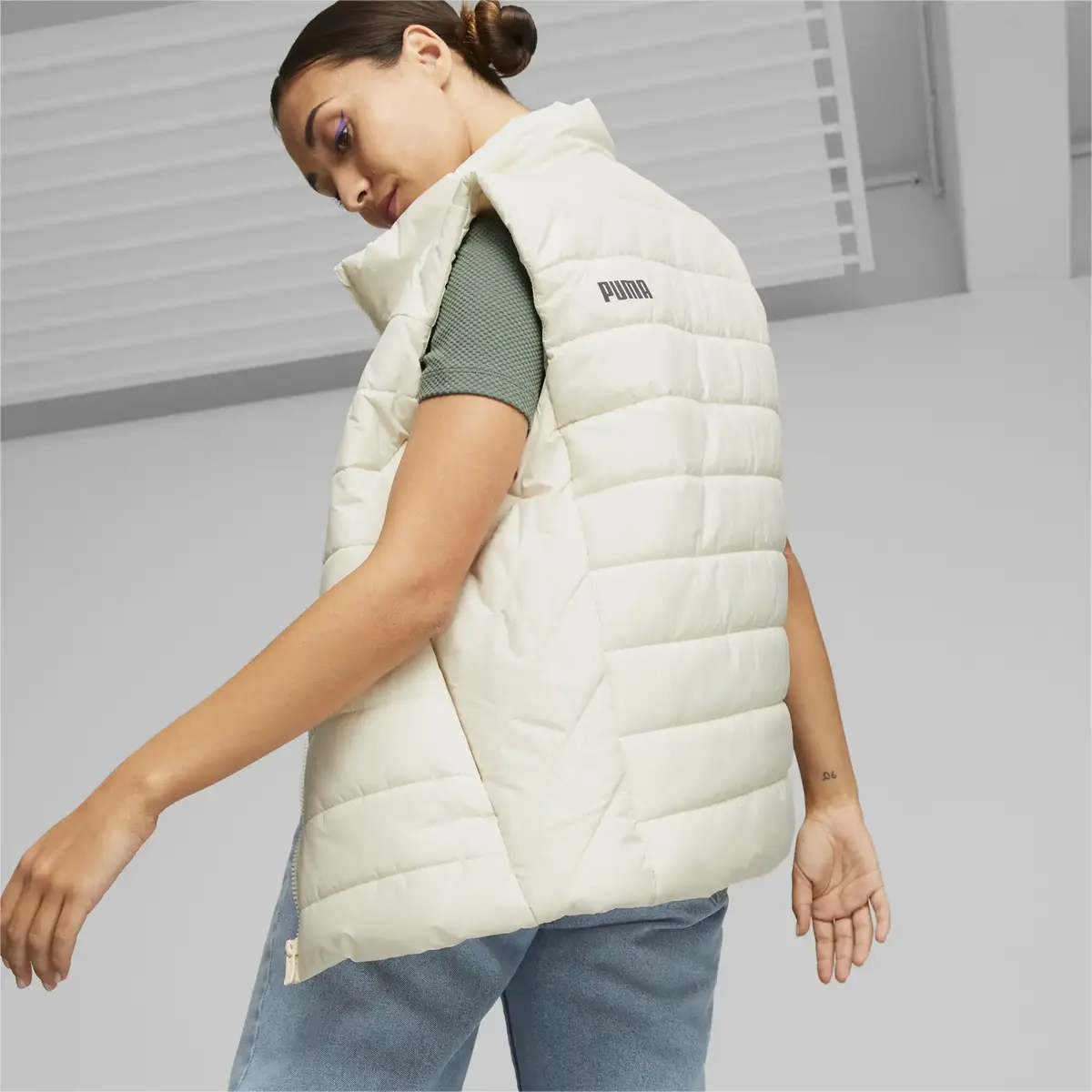 Puma ESS Padded Vest Bej Kadın Şişme Yeek