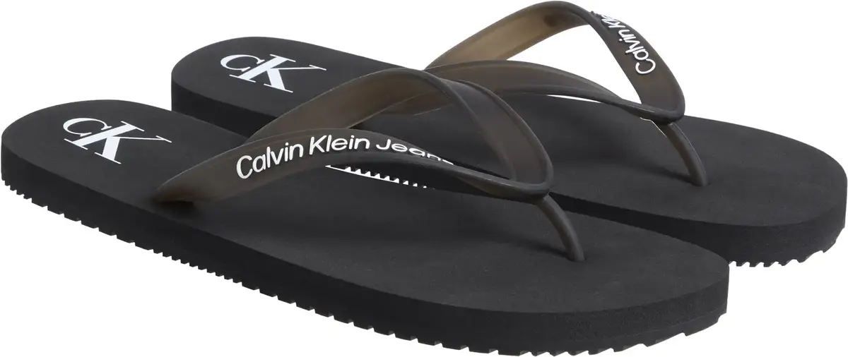 Calvin Klein BEACH SANDAL TRANSPA, 0GM Siyah Erkek Terlik
