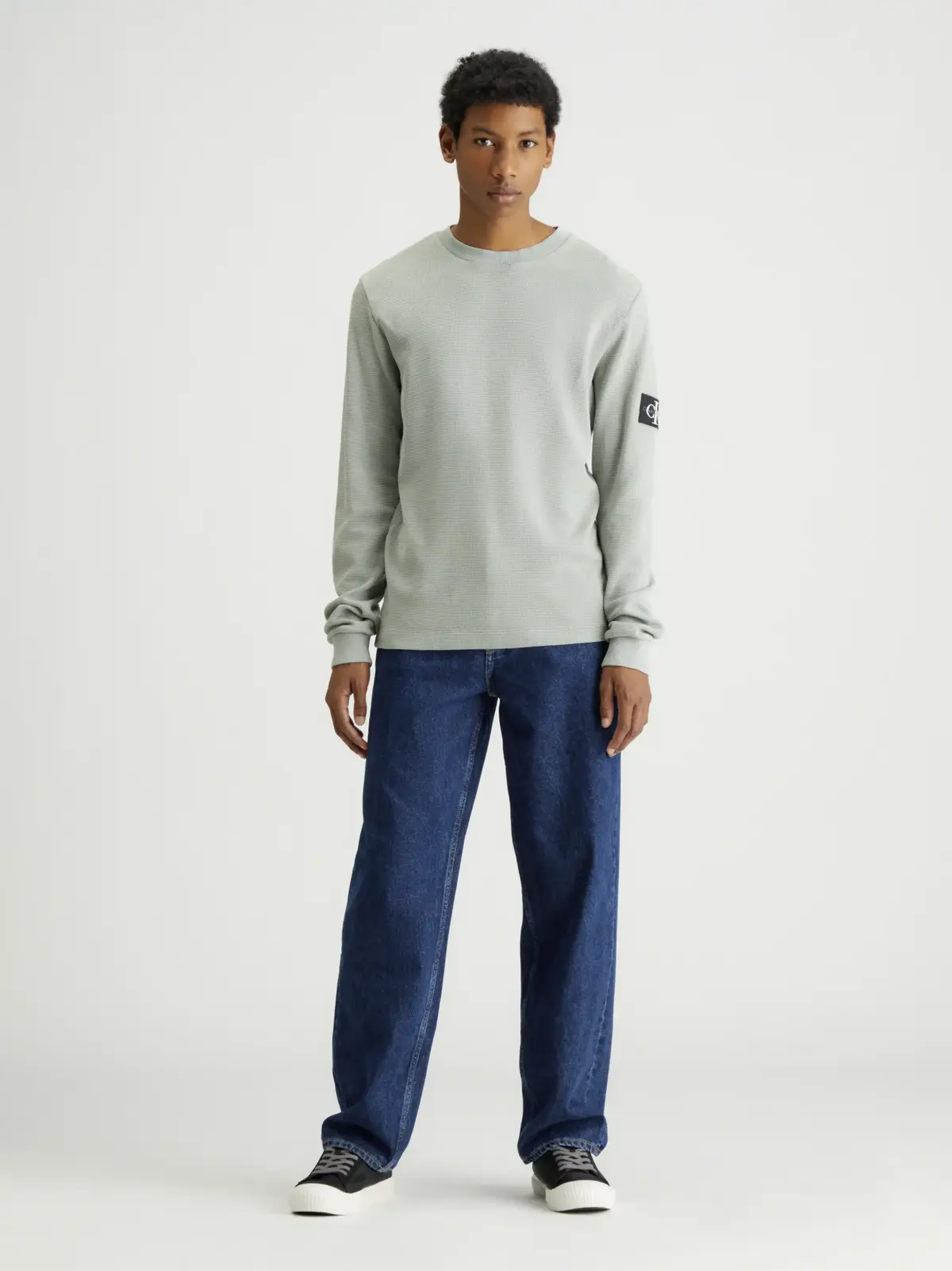 Calvin Klein AUTHENTIC STRAIGHT Erkek Lacivert Kot Pantolon