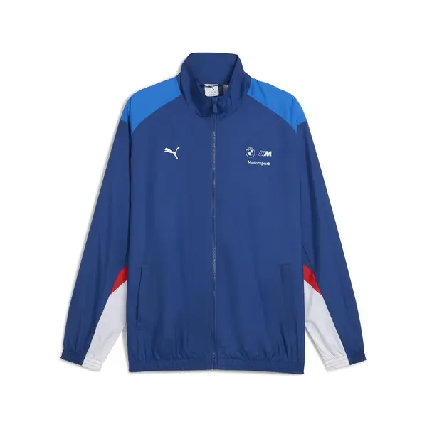 Puma BMW MMS Woven Jacket Mavi Erkek Fermuarlı Ceket