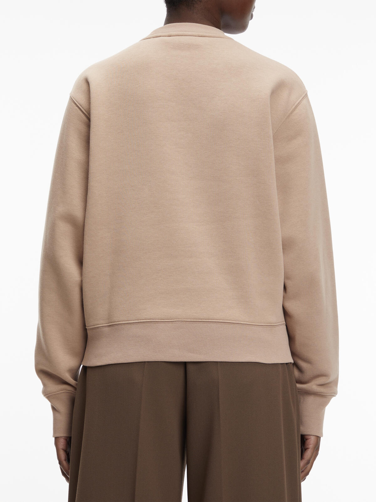Calvin Klein TONAL EMB GRAPHIC SW Kadın Kahverengi Sweatshirt