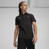 Puma Ferrari Style Jacquard Polo Siyah Erkek Polo T-Shirt