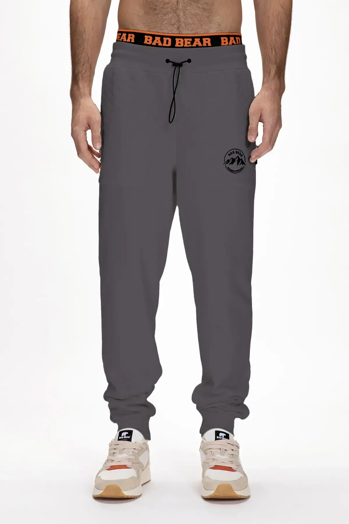 BAD BEAR GRASS SWEATPANTS Erkek Antrasit Eşofman Alt