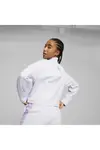 Puma T7 Track Jacket DK Spring Mor Kadın Fermuarlı Sweatshirt