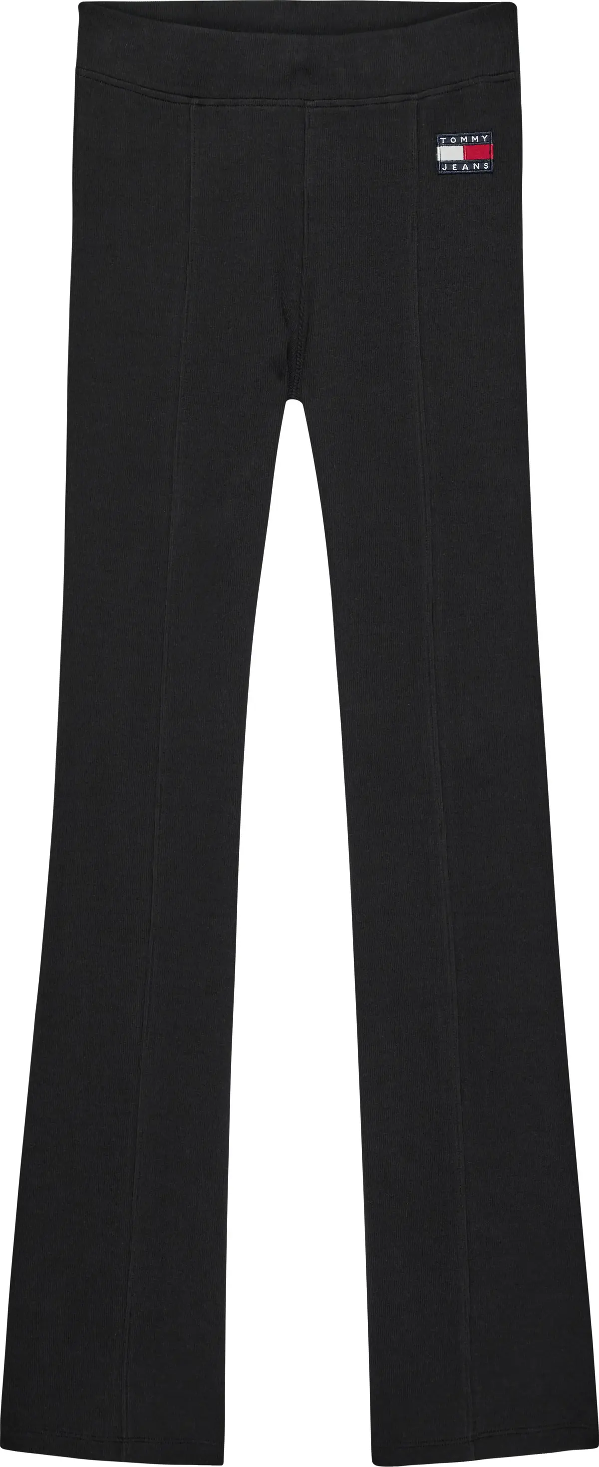 Tommy Hilfiger TJW SLIT BADGE FLARE Kadın Siyah Tayt